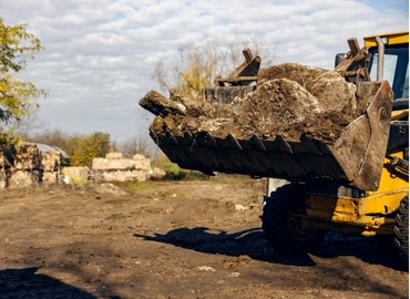Residential land clearing and grading in Dallas Texas performed by Best Dallas Demolition